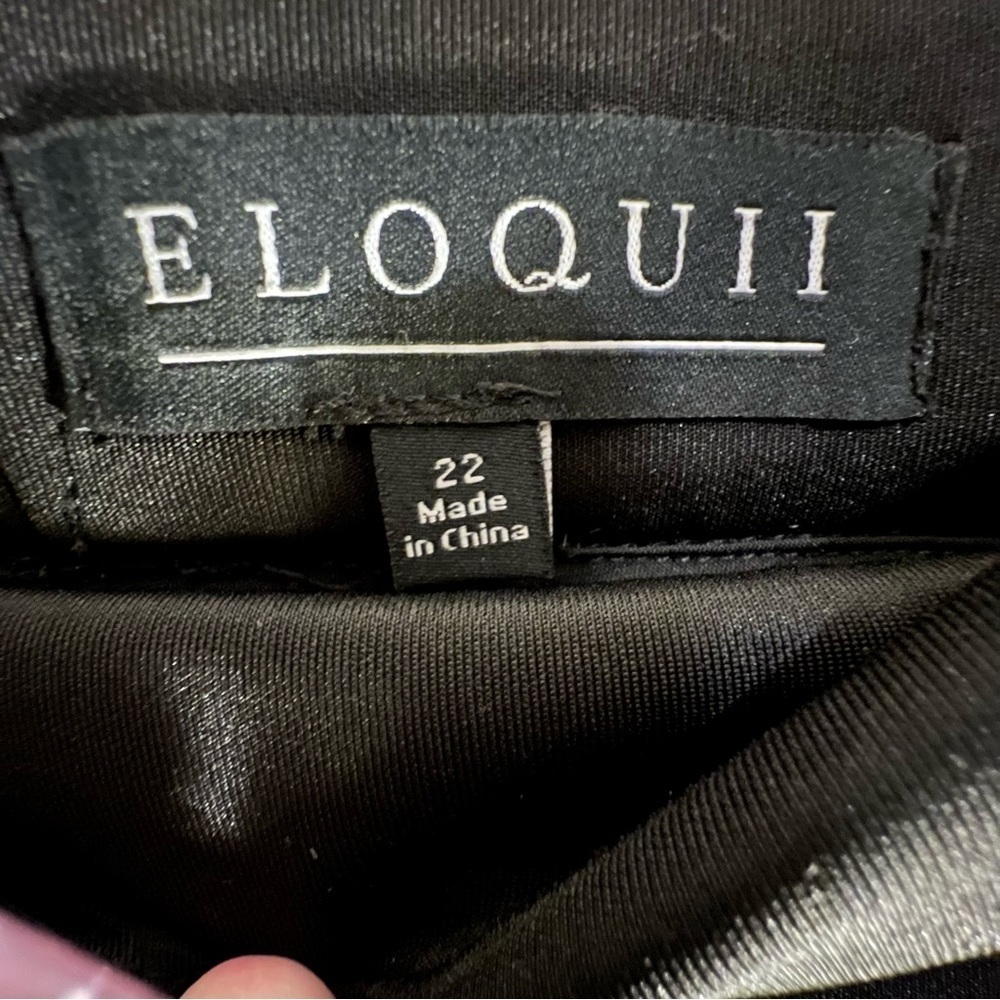 NWT Eloquii Slit A-Line Scuba Skirt Size 22 - Picture 3 of 4
